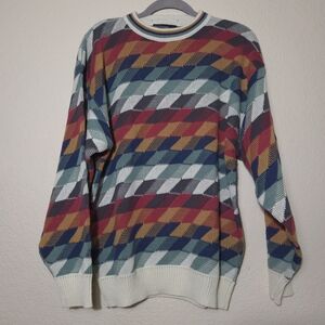 MINT Vintage Botany 500 Cosby Sweater Men's L 3D Knit